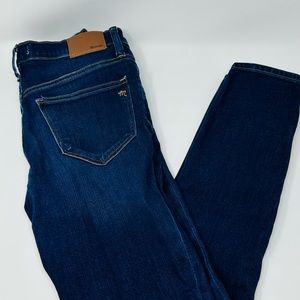 Madewell 9" High Rise Skinny Jeans Women's Size 27 Stretch Blue Denim
